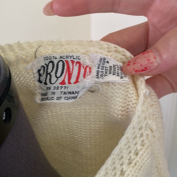 Vintage 1970s rare unique Charlie Chaplin sweater - Picture 6 of 8